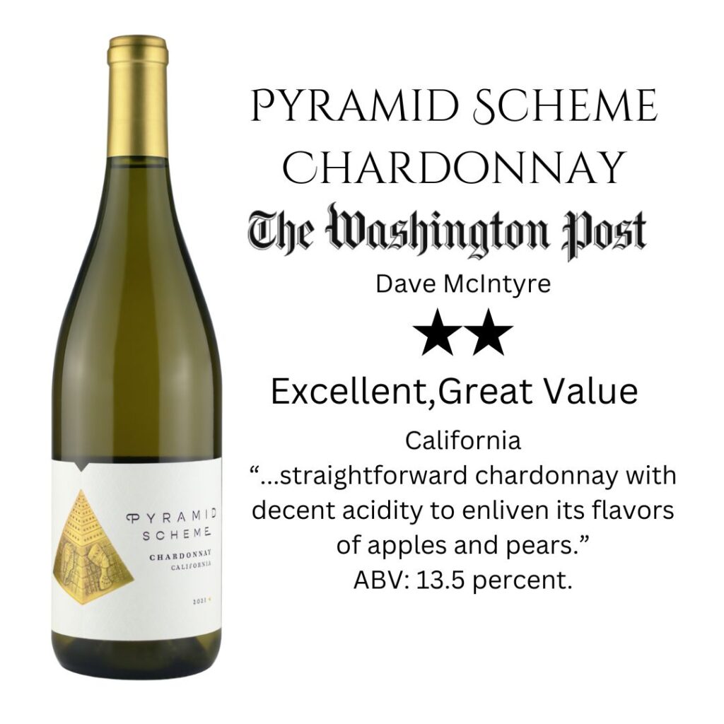 Pyramid Scheme Chardonnay Washington Post Review